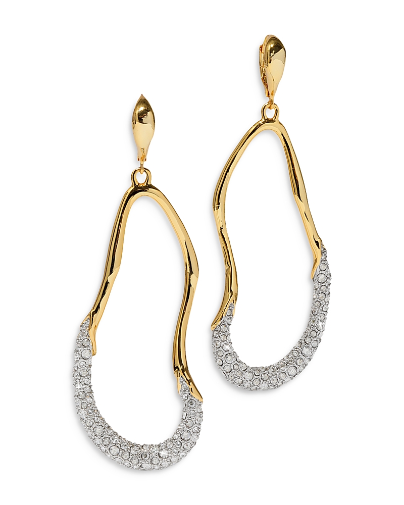 Alexis Bittar Solanales Crystal Open Drop Earrings