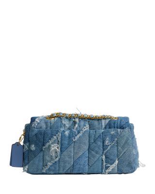 Tabby Shoulder Bag 26 With Denim Patchwork Quilting