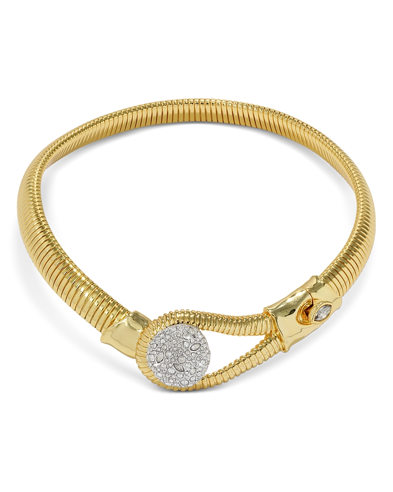 Alexis Bittar Solanales Crystal Pebble Collar Necklace, 14.5