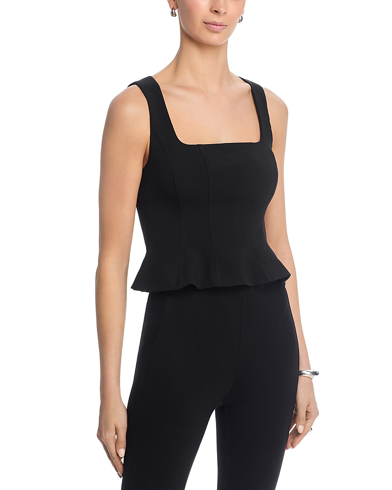French Connection Azra Twill Peplum Top