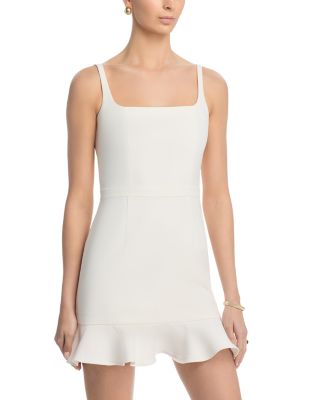 Whisper Frilled Hem Minidress