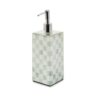 Sterling Check Glass Soap Pump