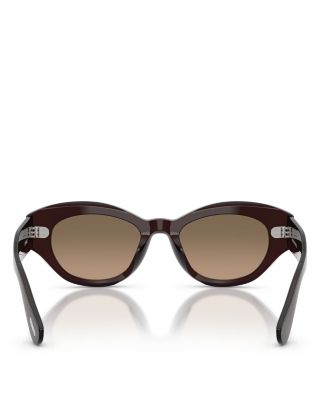 Lerrue Oval Sunglasses, 50mm