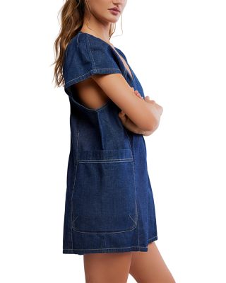 Free Fall Denim Romper