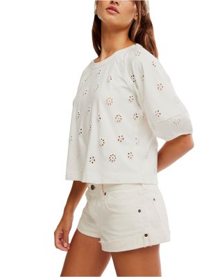 Jessie Eyelet Tee