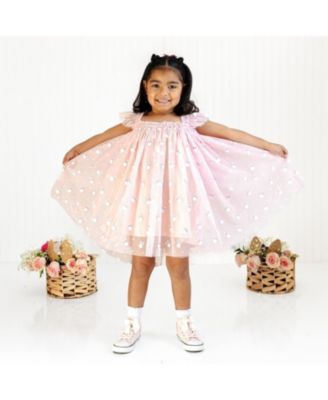 Girls' Little Bunny Easter Tulle Dress - Baby, Little Kid, Big Kid