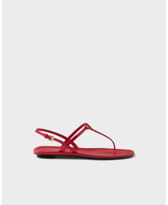 Women's Patent Leather Thong Sandals