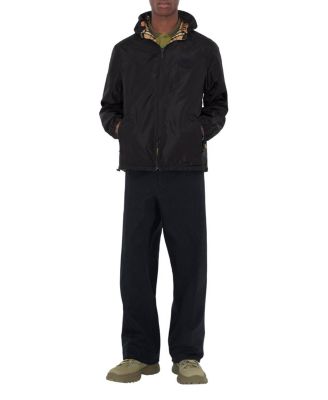 Reversible Check Hooded Jacket