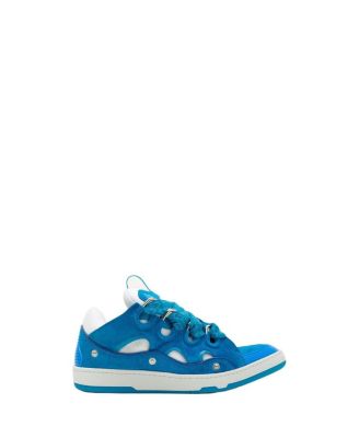  Unisex Curb Patch Sneakers In Leather