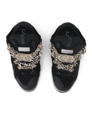  Unisex Curb Sneakers Id Chain In Suede