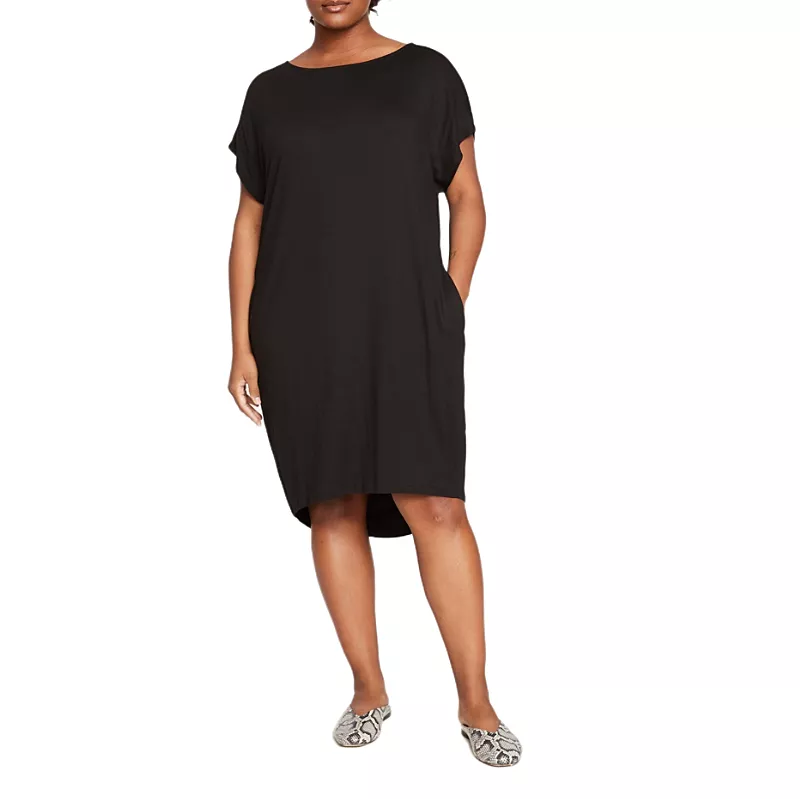 Universal Standard Plus Helen Liquid Jersey Shift Dress