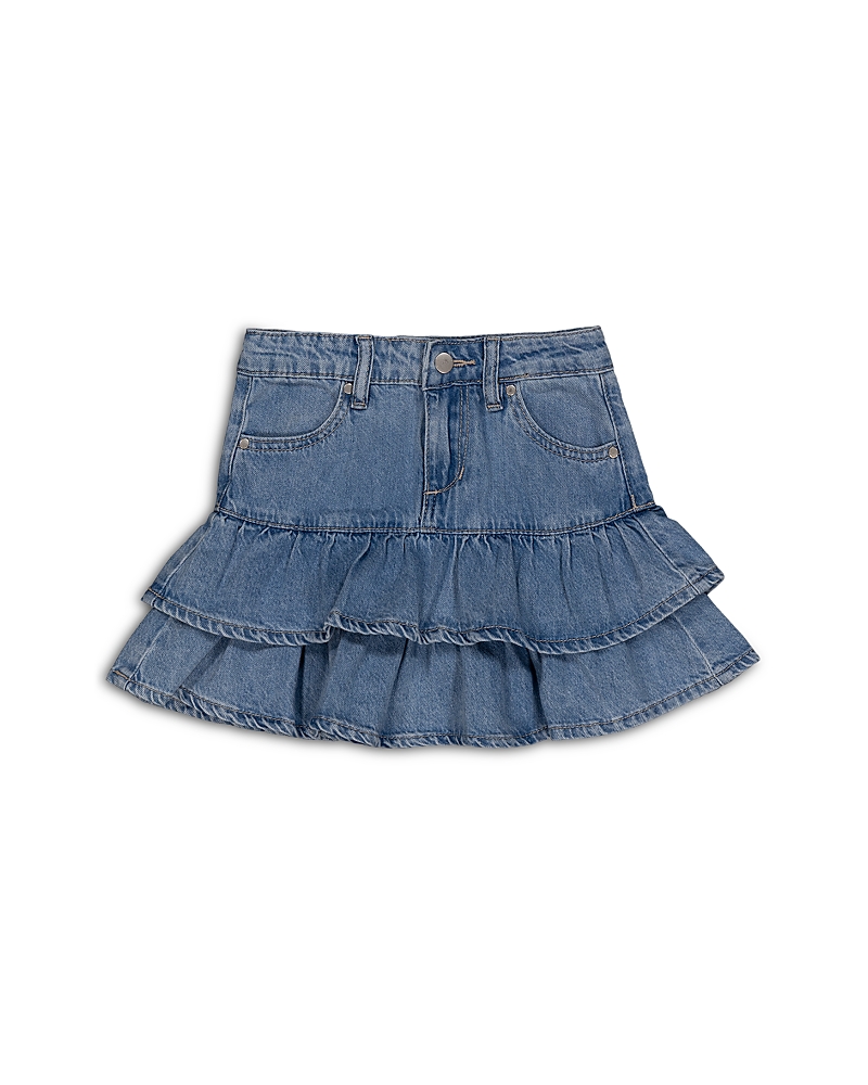 Joe's Jeans Girls' Ruffled Denim Mini Skirt - Big Kid