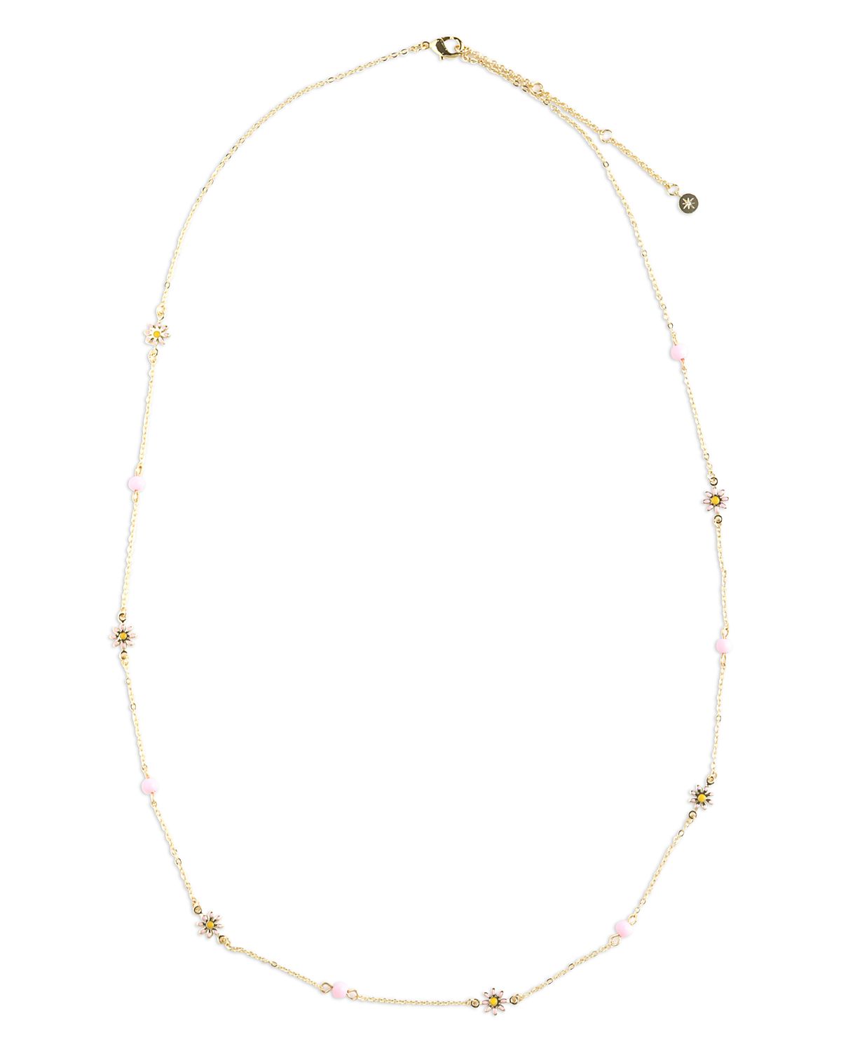 Aqua Mixed Stone Flower Strand Necklace, 28-31 - Exclusive