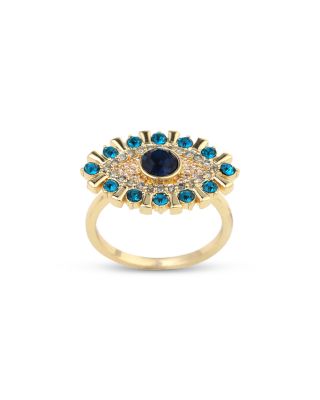 Stone Evil Eye Cocktail Ring - Exclusive