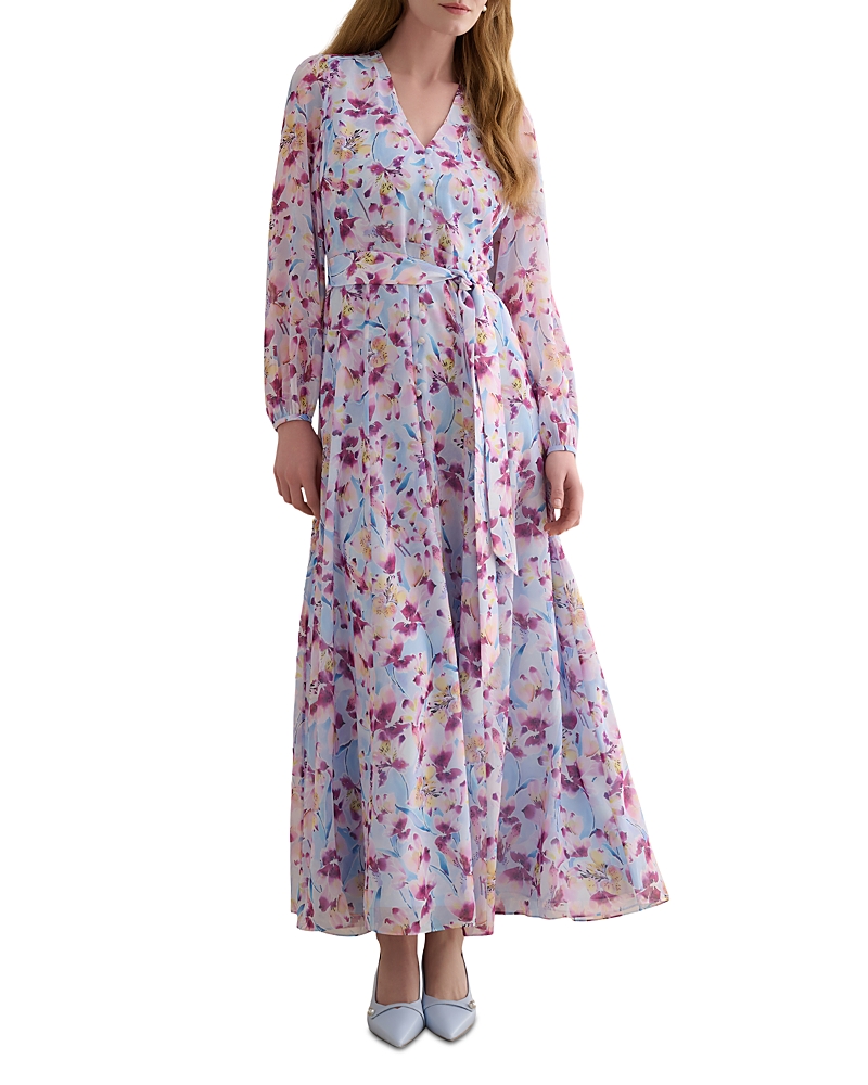 Hobbs London Thea Tie Waist Maxi Dress