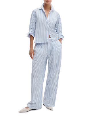 Lucia Striped Poplin Shirt