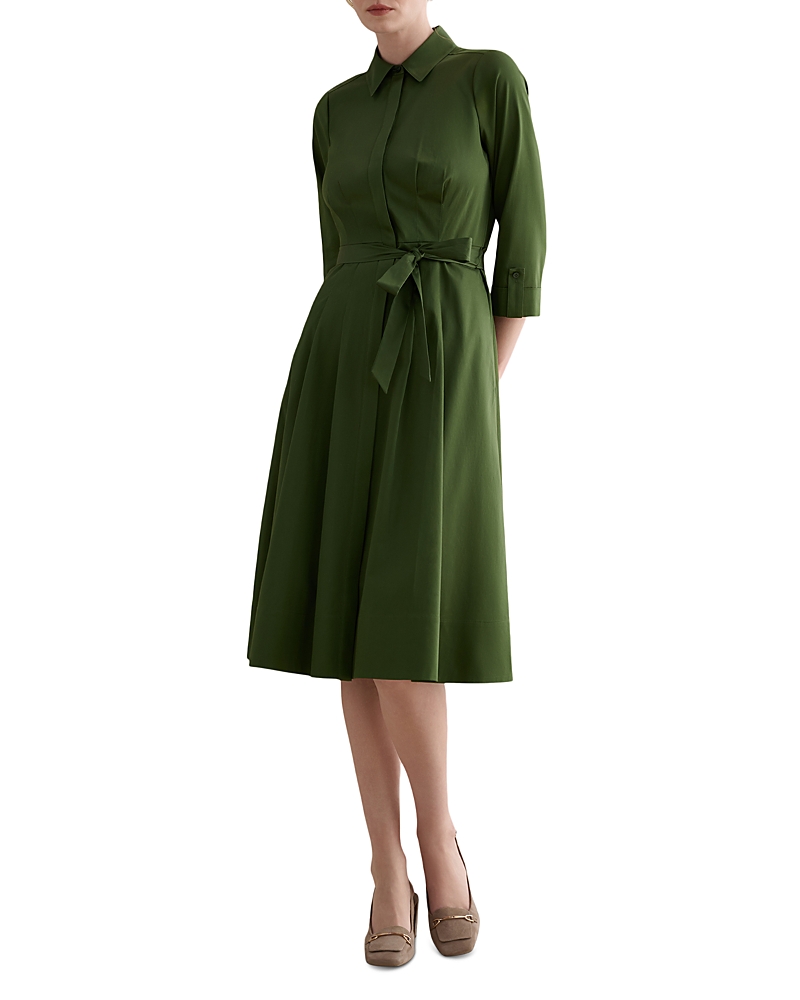 Hobbs London Petites Brigitta Button Front Midi Dress