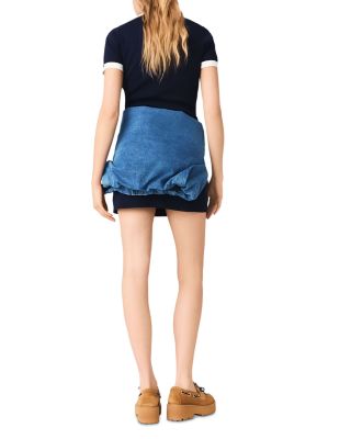 Contrast Trim Polo Dress