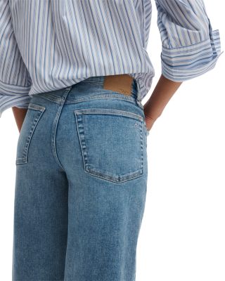 Flexi Andi High Rise Full Wide Leg Jeans in Lyon