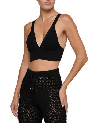 Reverie Pointelle Knit Bra Top