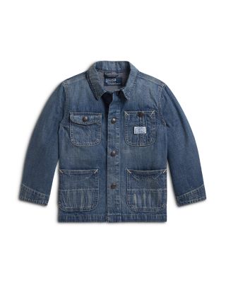 Boys' Denim Utility Jacket - Little Kid