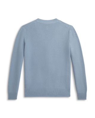 Boys' Mesh Knit Cotton V Neck Cardigan - Little Kid, Big Kid