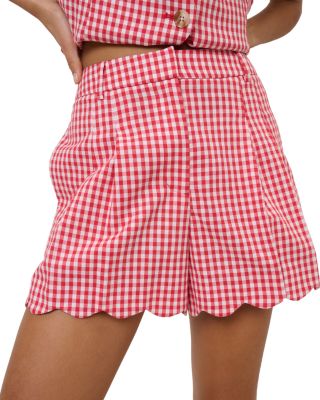 Scallop Top & Tailored Scallop Shorts