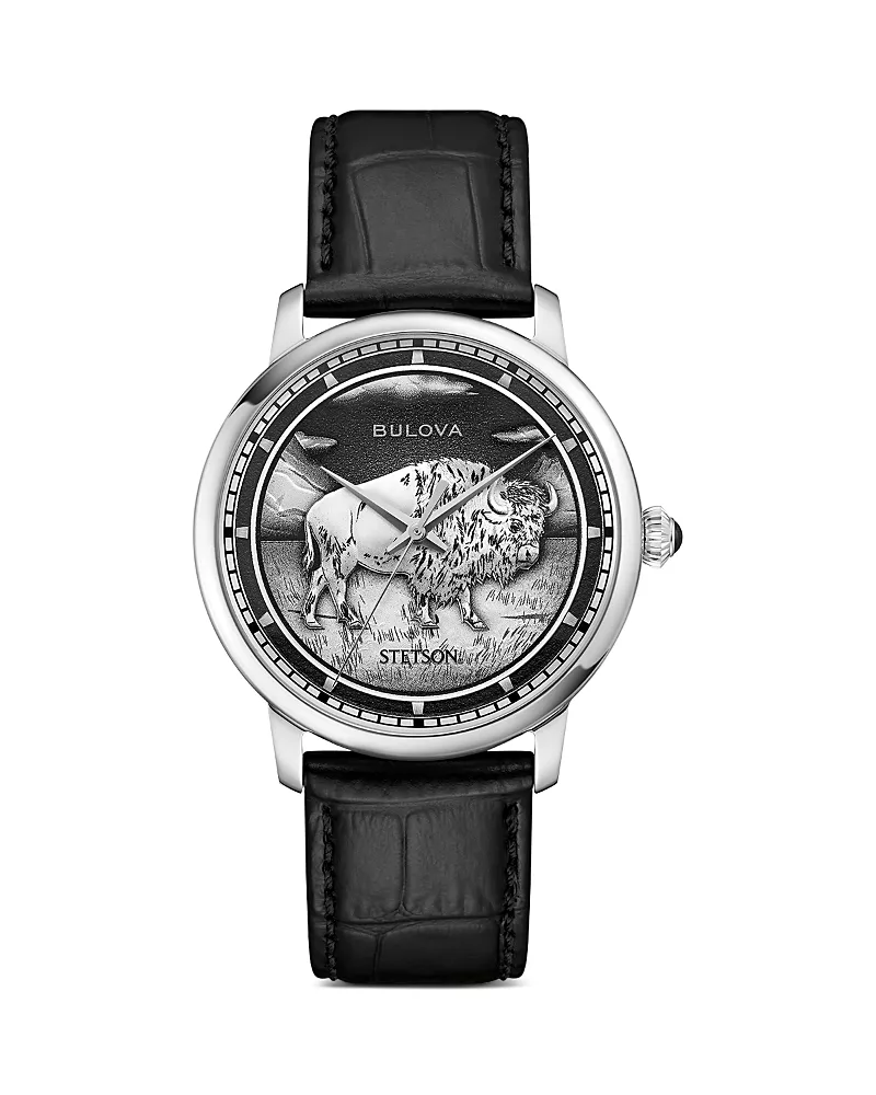 Bulova Hudson Stetson Watch, 39mm