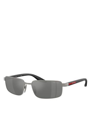 Sport Linea Rossa Rectangular Sunglasses, 59mm