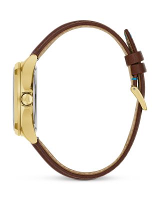 Tony Bennett NYC Brown Strap Watch, 39mm 