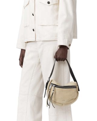 Noemie Suede Shoulder Bag