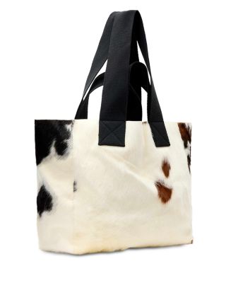 Izzy Large Cow Print Calf Hair Tote