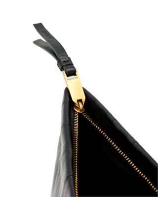 Bettina Small Panel Leather Clutch
