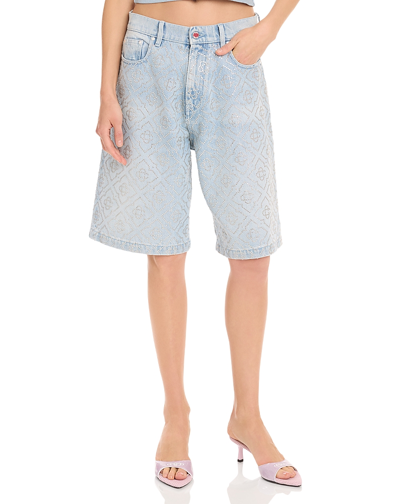 Casablanca Hotfix Baggy Denim Shorts