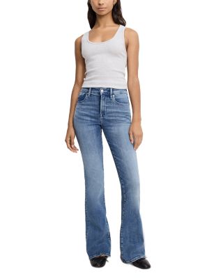 Good Legs Flared Jeans in Indigo1154