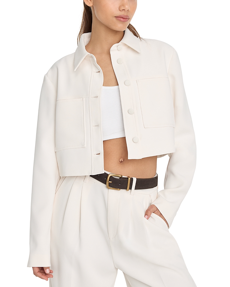 Good American Cropped Jacket