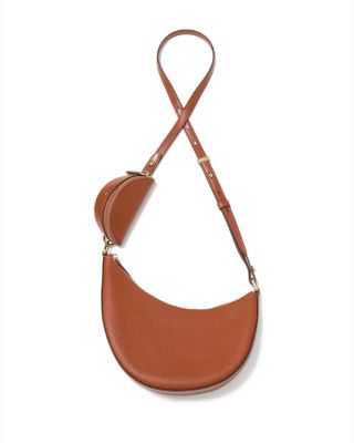 Duo Pebbled Leather Crossbody