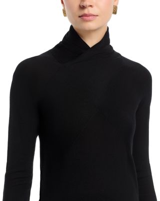 Crossover Merino Knit Sweater