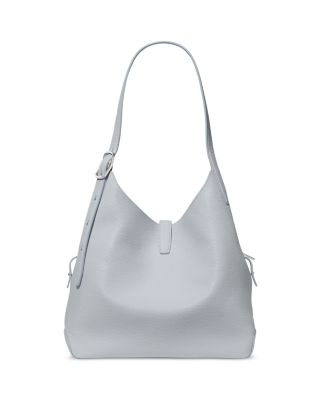 Deco Pebbled Leather Medium Shoulder Bag 