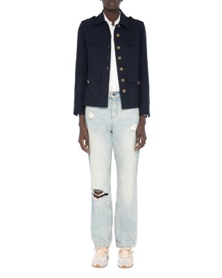 Veraman Button Front Blazer