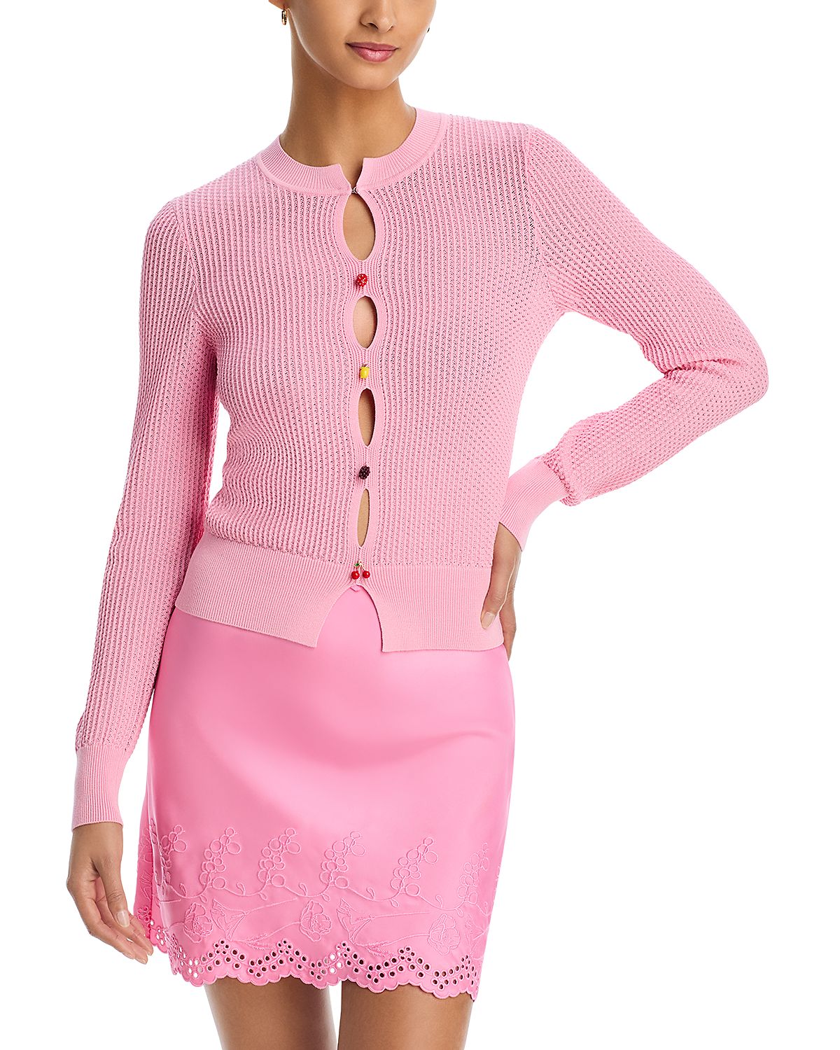 Aqua Long Sleeve Knit Top - Exclusive