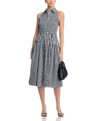 Maxine Gingham Midi Dress