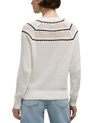 Pointelle Knit Sweater 