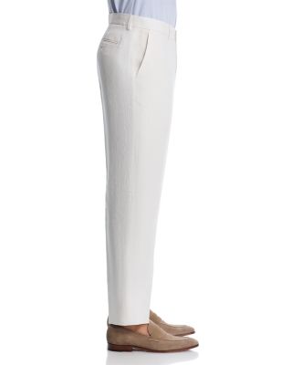 D&eacute;lav&eacute; Linen Slim Fit Suit Pants