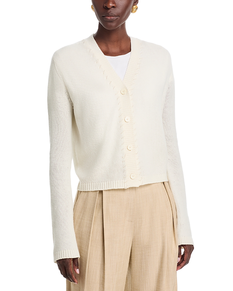Fabiana Filippi Cashmere V Neck Cardigan Sweater