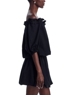 Volume Mini Jersey Dress