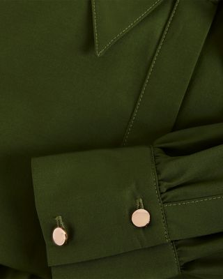 Kelsie Pleated Shirtdress