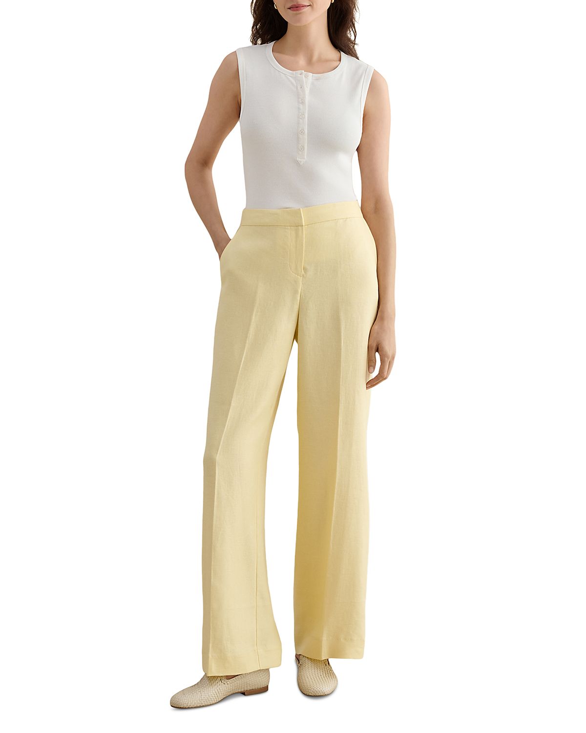 Hobbs London Adalee Linen Pants