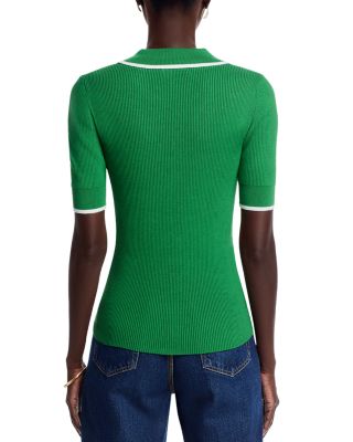 Elbow Sleeve Polo Top - Exclusive