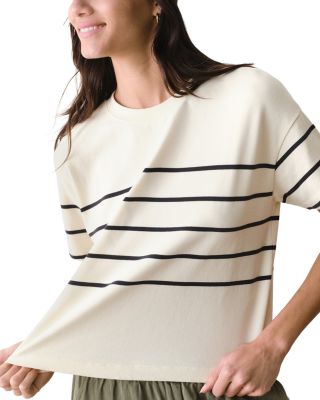 Luxe Sueded Crew Tee